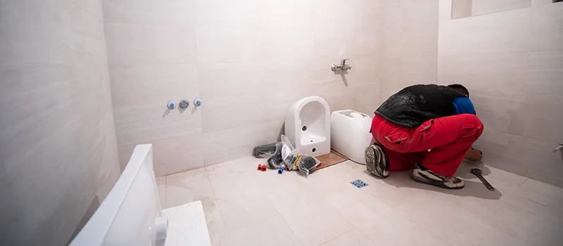 Basement Bathroom Shower Installation in Bronte, Oakville
